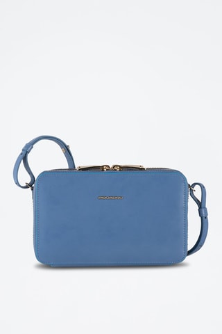 Pochette en cuir - 
Bleu