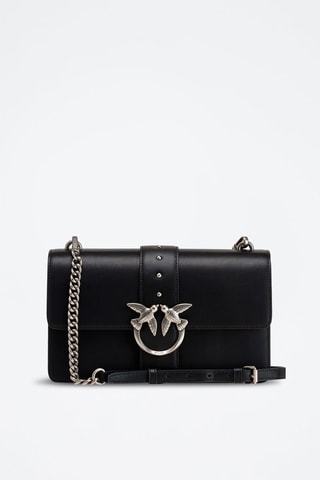 Sac porté épaule en cuir - Noir