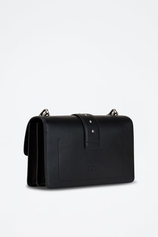 Sac porté épaule en cuir - Noir