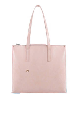 Leren Handtas Roze - <b>Piquadro</b> biedt innovatieve design tassen van leer.