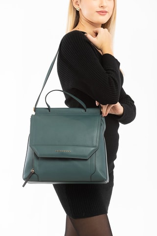 Leren Handtas - Groen