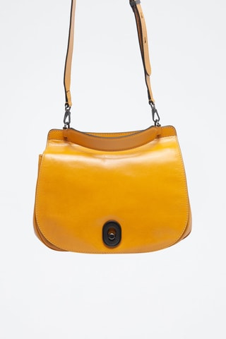 Leren Handtas Celeste - Geel