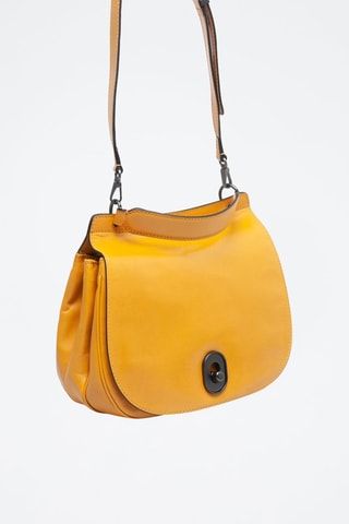 Leren Handtas Celeste - Geel
