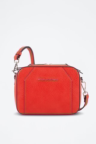 Sac bandoulière en cuir - Rouge