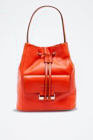 Leren Buideltas - Rood