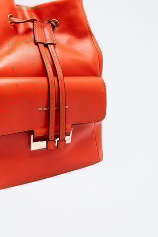 Leren Buideltas - Rood