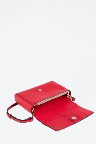 Sac bandoulière en cuir - 
Rouge