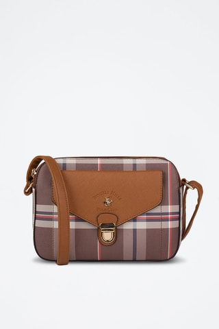 Sac bandoulière Gris et marron