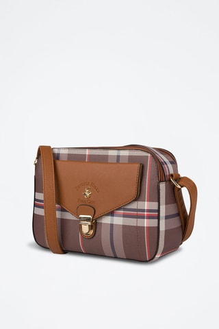 Sac bandoulière Gris et marron