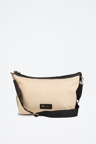 Sac bandoulière Beige et noir