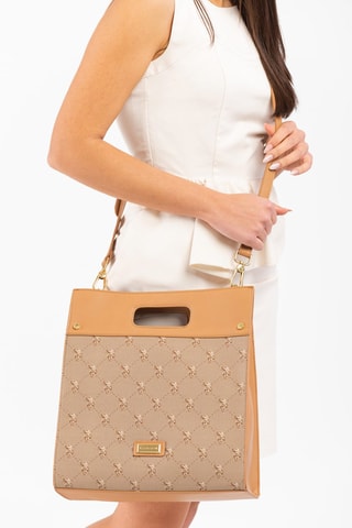 Sac bandoulière Hampton - Camel