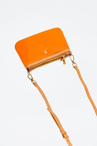 Sac bandoulière Houston - Orange et marron