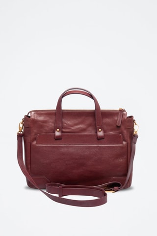 Sac bandoulière en cuir Trou - Marron