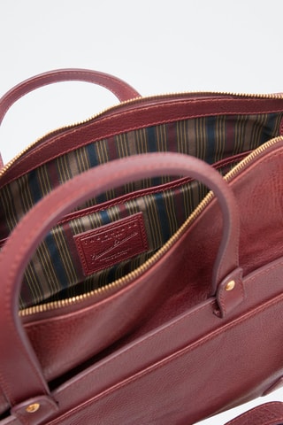 Sac bandoulière en cuir Trou - Marron