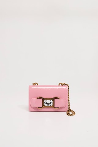 Sac bandoulière en cuir - Rose