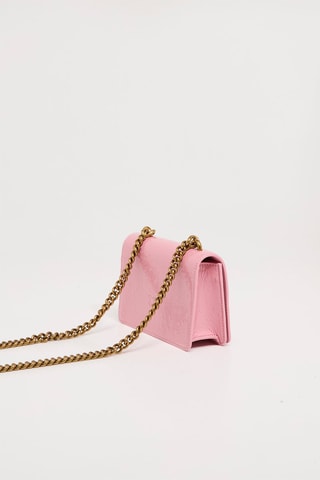 Sac bandoulière en cuir - Rose