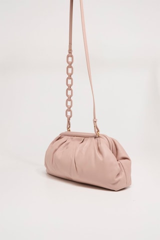 Sac bandoulière en cuir de mouton - Rose