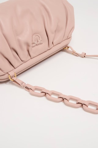 Sac bandoulière en cuir de mouton - Rose
