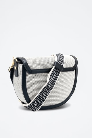 Sac bandoulière en cuir - Noir