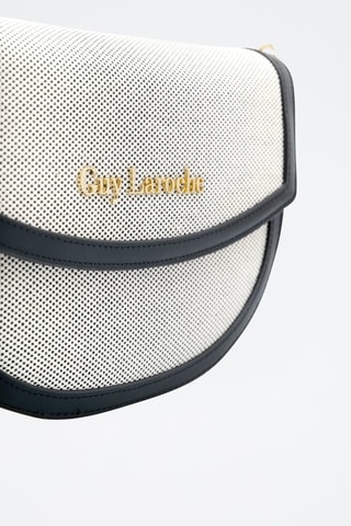 Sac bandoulière en cuir - Noir