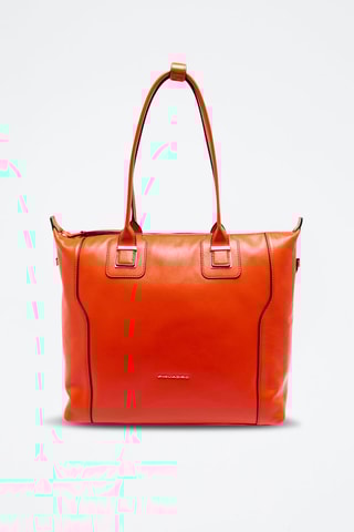 Leren Shopper - Rood