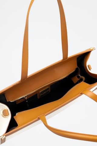Cabas en cuir - Camel
