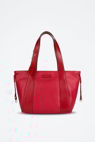 Leren Shopper Carlotta - Rood