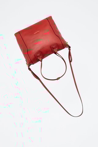Leren Shopper - Rood