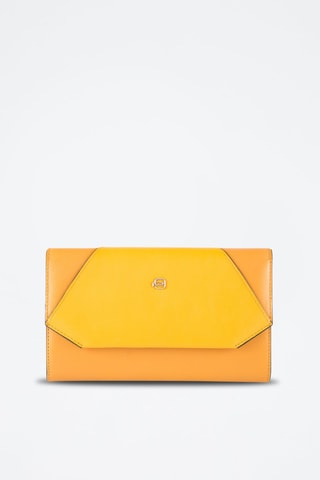 Leren Portefeuille - 
Geel