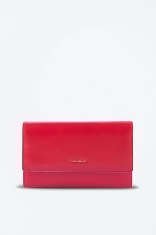Leren Portefeuille - Rood 