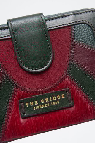 Leren Portefeuille Barga - Groen en Rood