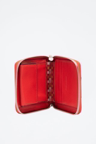 Leren Portefeuille - Rood