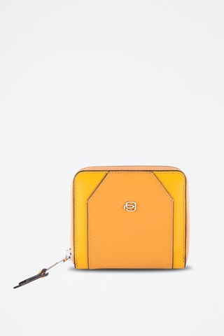 Leren Portefeuille - 
Geel
