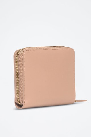 Porte-monnaie en cuir - Beige