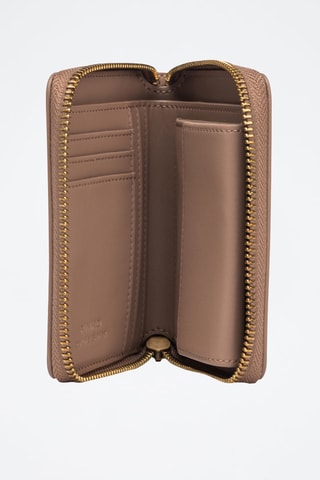 Porte-monnaie en cuir - Beige