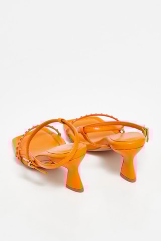 Sandalen met Hak Oranje