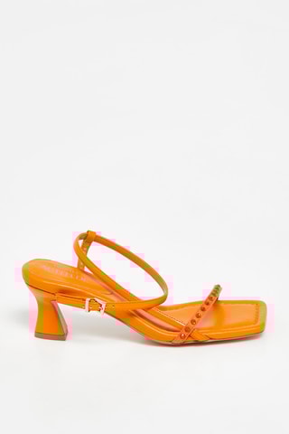 Sandalen met Hak Oranje
