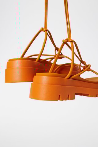 Spartiates plateformes Orange