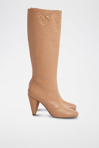 Leren Laarzen - Beige
