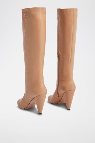 Leren Laarzen - Beige