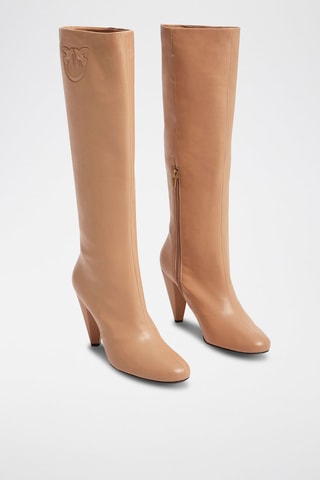 Leren Laarzen - Beige