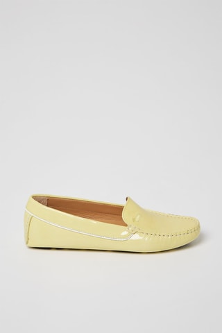 Mocassins en cuir verni - Jaune - Harmont & Blaine