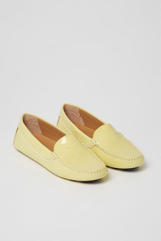 Mocassins en cuir verni - Jaune - Harmont & Blaine