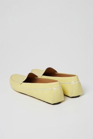 Mocassins en cuir verni - Jaune - Harmont & Blaine