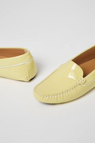 Mocassins en cuir verni - Jaune - Harmont & Blaine