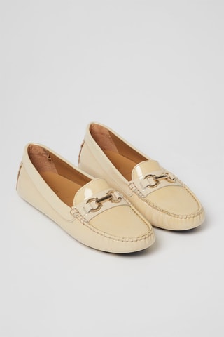 Mocassins en cuir verni - Beige - Harmont & Blaine