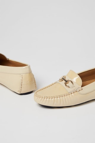 Mocassins en cuir verni - Beige - Harmont & Blaine