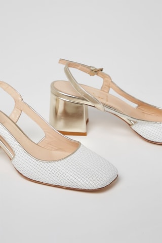 Leren Pumps Wit - Harmont & Blaine