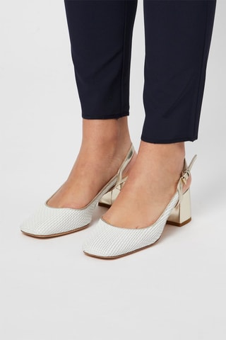 Leren Pumps Wit - Harmont & Blaine