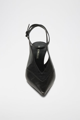 Schapenleren Pumps - Zwart - Emporio Armani